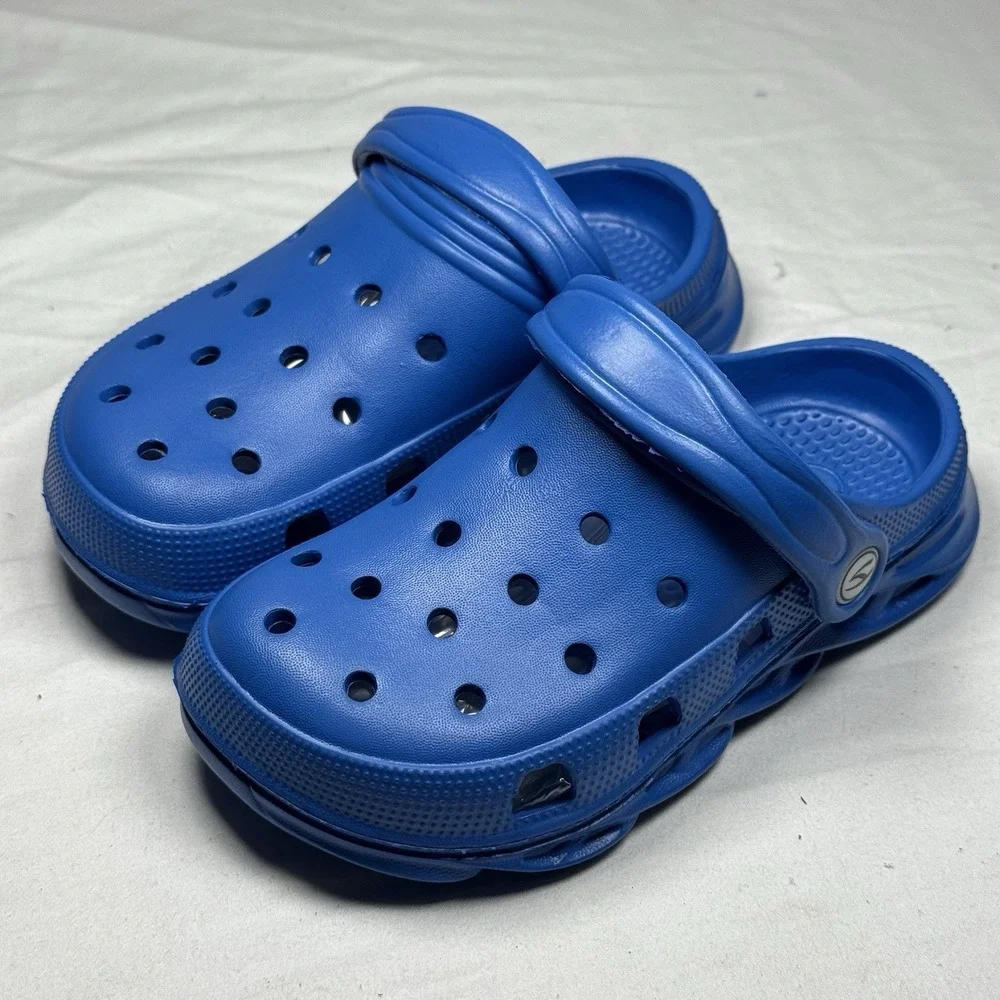 Kids Blue Clogs Size 10 Toddler Slip On Sandals Lightweight Water‎ Shoes